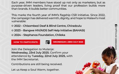 MEMBER UPDATE: Call to Join the 2025 “Keep a Soul Warm” Outreach – Mulanje School for the Blind
